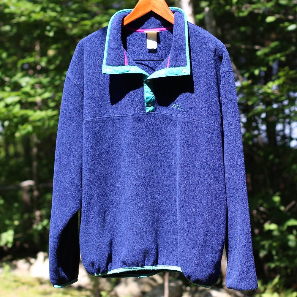 VINTAGE LL BEAN T-Snap Fleece
